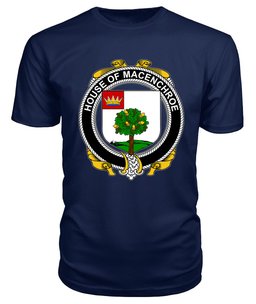 ScotsTee MACENCHROE Coat Of Arms Family Crest House Of Ireland T Shirt