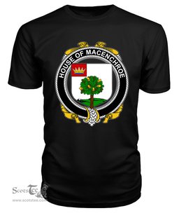 ScotsTee MACENCHROE Coat Of Arms Family Crest House Of Ireland T Shirt