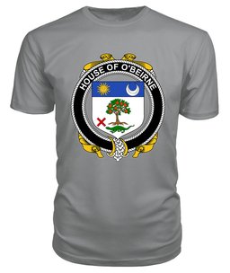 ScotsTee O'BEIRNE Coat Of Arms Family Crest House Of Ireland T Shirt