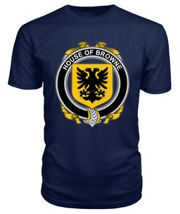 ScotsTee BROWNE Coat Of Arms Family Crest House Of Ireland T Shirt