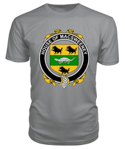 ScotsTee MACSWEENEY Coat Of Arms Family Crest House Of Ireland T Shirt