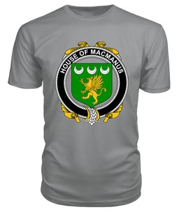 ScotsTee MACMANUS Coat Of Arms Family Crest House Of Ireland T Shirt