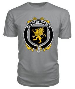 ScotsTee GRIFFIN Coat Of Arms Family Crest House Of Ireland T Shirt