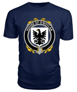ScotsTee O'BOYLAND Coat Of Arms Family Crest House Of Ireland T Shirt