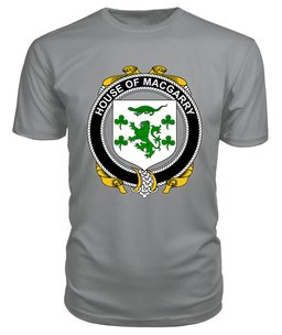 ScotsTee MACGARRY Coat Of Arms Family Crest House Of Ireland T Shirt