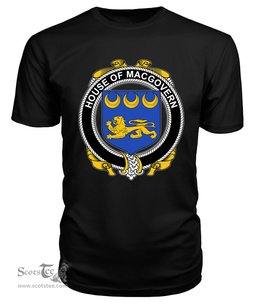 ScotsTee MACGOVERN Coat Of Arms Family Crest House Of Ireland T Shirt