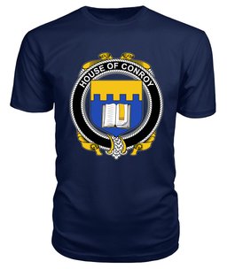 ScotsTee CONROY (O'MULCONRY) Coat Of Arms Family Crest House Of Ireland T Shirt
