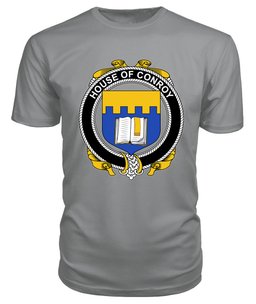 ScotsTee CONROY (O'MULCONRY) Coat Of Arms Family Crest House Of Ireland T Shirt