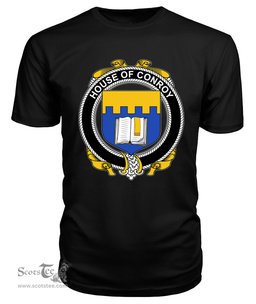 ScotsTee CONROY (O'MULCONRY) Coat Of Arms Family Crest House Of Ireland T Shirt