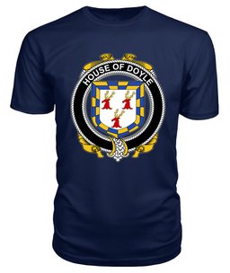 ScotsTee DOYLE Coat Of Arms Family Crest House Of Ireland T Shirt
