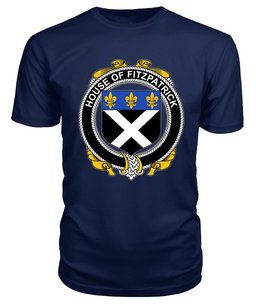 ScotsTee FITZPATRICK Coat Of Arms Family Crest House Of Ireland T Shirt