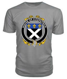 ScotsTee FITZPATRICK Coat Of Arms Family Crest House Of Ireland T Shirt