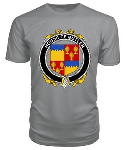 ScotsTee BUTLER Coat Of Arms Family Crest House Of Ireland T Shirt