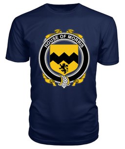 ScotsTee MORRIS Coat Of Arms Family Crest House Of Ireland T Shirt