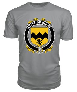 ScotsTee MORRIS Coat Of Arms Family Crest House Of Ireland T Shirt