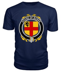 ScotsTee BURKE Coat Of Arms Family Crest House Of Ireland T Shirt