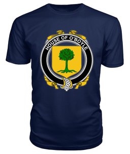 ScotsTee O'BOYLE Coat Of Arms Family Crest House Of Ireland T Shirt