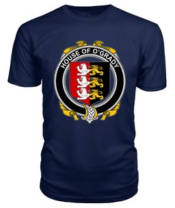 ScotsTee O'GRADY Coat Of Arms Family Crest House Of Ireland T Shirt