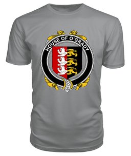 ScotsTee O'GRADY Coat Of Arms Family Crest House Of Ireland T Shirt