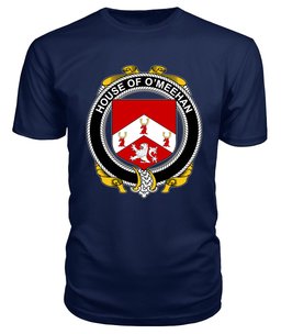 ScotsTee O'MEEHAN Coat Of Arms Family Crest House Of Ireland T Shirt