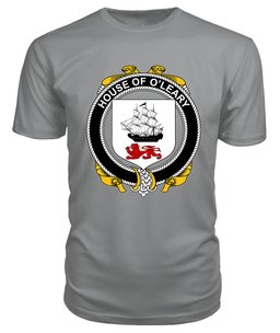 ScotsTee O'LEARY Coat Of Arms Family Crest House Of Ireland T Shirt