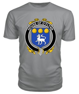 ScotsTee O'FLYNN Coat Of Arms Family Crest House Of Ireland T Shirt