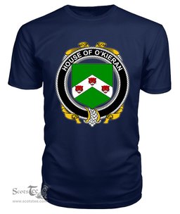 ScotsTee O'KIERAN Coat Of Arms Family Crest House Of Ireland T Shirt