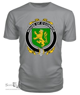 ScotsTee O'CONNOR (Kerry) Coat Of Arms Family Crest House Of Ireland T Shirt
