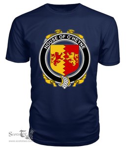 ScotsTee O'HEYNE Coat Of Arms Family Crest House Of Ireland T Shirt