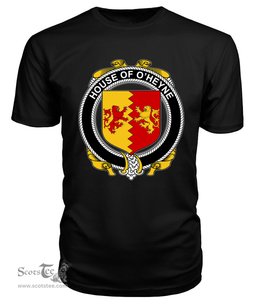 ScotsTee O'HEYNE Coat Of Arms Family Crest House Of Ireland T Shirt
