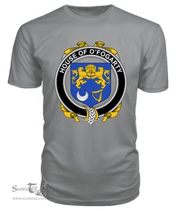 ScotsTee O'FOGARTY Coat Of Arms Family Crest House Of Ireland T Shirt