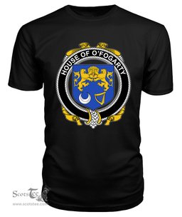 ScotsTee O'FOGARTY Coat Of Arms Family Crest House Of Ireland T Shirt