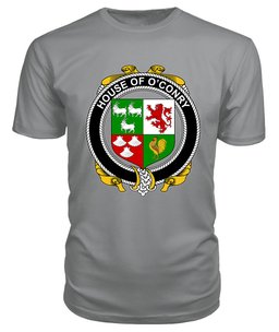 ScotsTee O'CONRY Coat Of Arms Family Crest House Of Ireland T Shirt