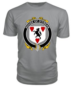 ScotsTee O'CREAN Coat Of Arms Family Crest House Of Ireland T Shirt