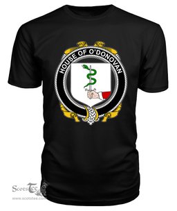 ScotsTee O'DONOVAN Coat Of Arms Family Crest House Of Ireland T Shirt
