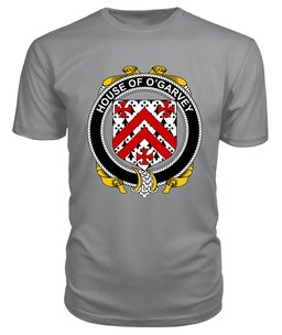 ScotsTee O'GARVEY Coat Of Arms Family Crest House Of Ireland T Shirt