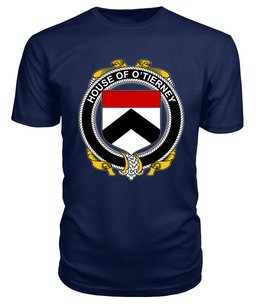 ScotsTee O'TIERNEY Coat Of Arms Family Crest House Of Ireland T Shirt