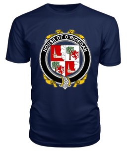 ScotsTee O'RIORDAN Coat Of Arms Family Crest House Of Ireland T Shirt