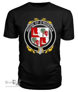 ScotsTee O'RIORDAN Coat Of Arms Family Crest House Of Ireland T Shirt