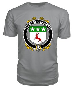 ScotsTee O'DOHERTY Coat Of Arms Family Crest House Of Ireland T Shirt