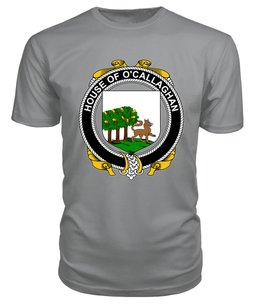 ScotsTee O'CALLAGHAN Coat Of Arms Family Crest House Of Ireland T Shirt