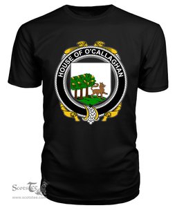 ScotsTee O'CALLAGHAN Coat Of Arms Family Crest House Of Ireland T Shirt