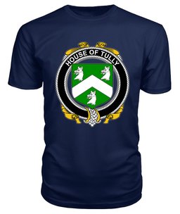 ScotsTee TULLY (MACATILLA)) Coat Of Arms Family Crest House Of Ireland T Shirt