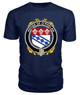 ScotsTee O'PHELAN Coat Of Arms Family Crest House Of Ireland T Shirt
