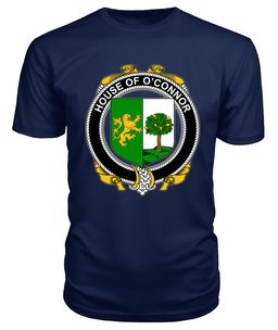 ScotsTee O'CONNOR (Sligo) Coat Of Arms Family Crest House Of Ireland T Shirt