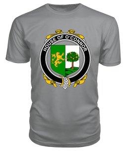 ScotsTee O'CONNOR (Sligo) Coat Of Arms Family Crest House Of Ireland T Shirt