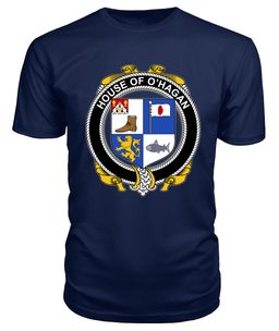 ScotsTee O'HAGAN Coat Of Arms Family Crest House Of Ireland T Shirt