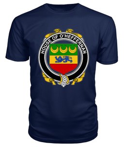 ScotsTee O'HEFFERNAN Coat Of Arms Family Crest House Of Ireland T Shirt