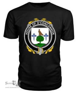 ScotsTee O'CONCANNON Coat Of Arms Family Crest House Of Ireland T Shirt