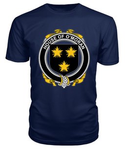 ScotsTee O'MORAN Coat Of Arms Family Crest House Of Ireland T Shirt